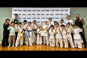 正道高知県大会 2025年9月28日 小学６年女子上級　優勝　大西悠蘭 幼年年長上級　優勝　Makars Bereznevs