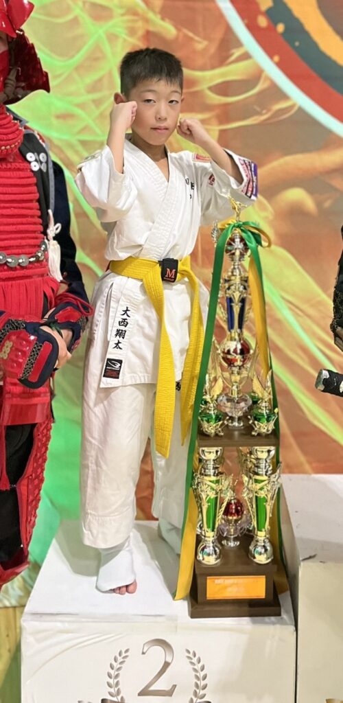 武将杯争奪　全日本グランプリ
2025年11月2日（東京都）

小学3年男子　準優勝　大西翔太